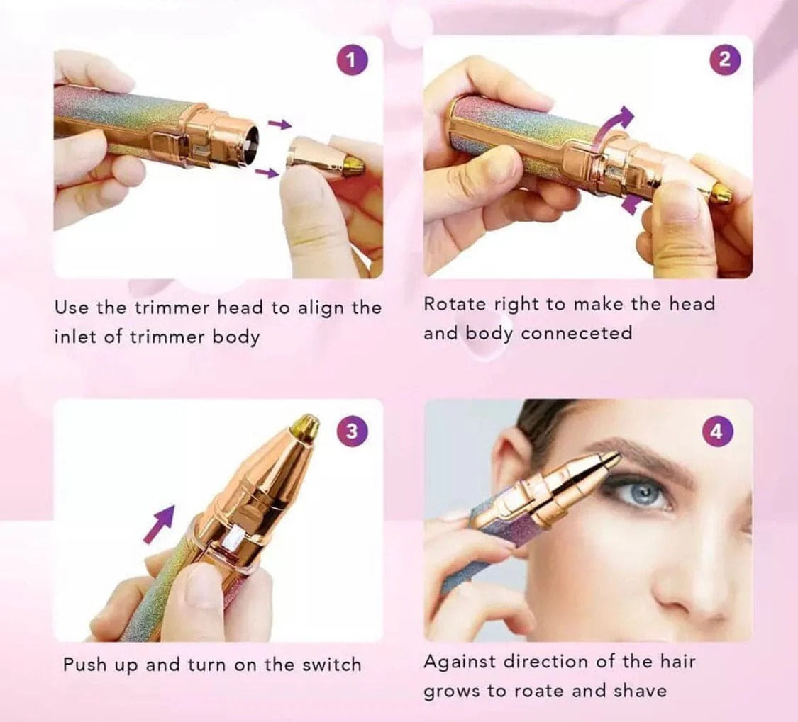 2 in 1 Eyebrow Trimmer